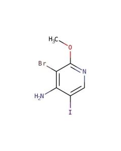 Astatech 3-BROMO-5-IODO-2-METHOXYPYRIDIN-4-AMINE, 95.00% Purity, 0.25G
